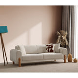 Accra 3-sits (228 x 88 x 75 cm) Creme 3-sits bäddsoffa
