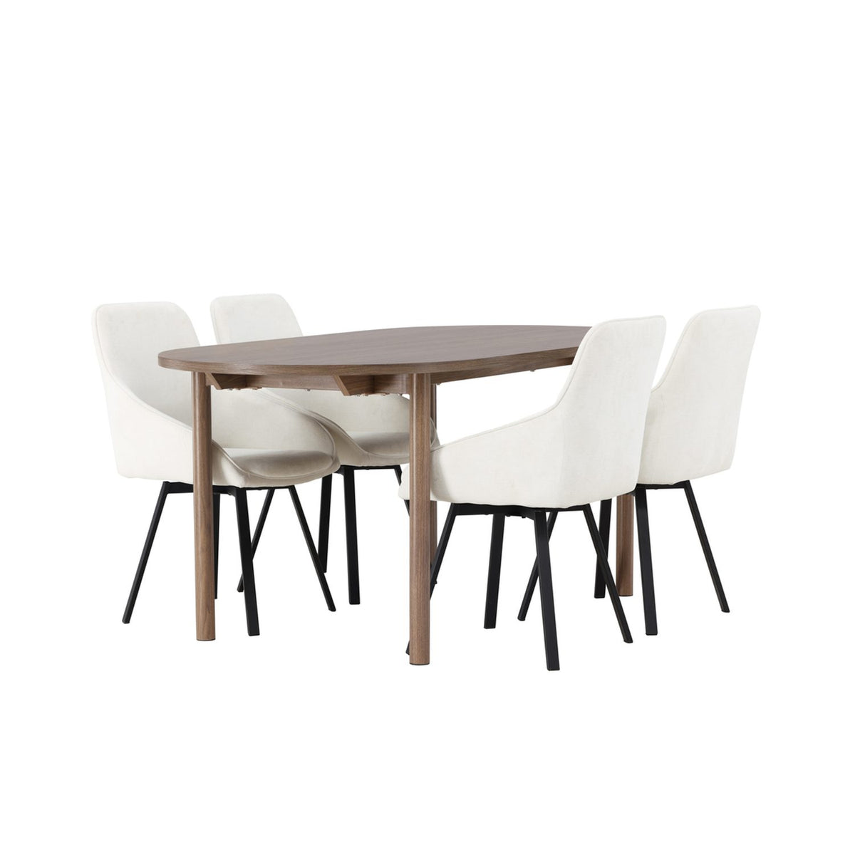 Andy, Rosie Oval matgrupp Beige,Svart, Natur, 180 x 90