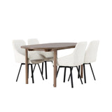 Andy, Rosie Oval matgrupp Beige,Svart, Natur, 180 x 90