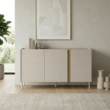 Prague (150 x 82,9 x 40,5 cm) Konsolbord Sandsten naturlig ek