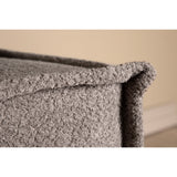 Castine Sittpuff Ljusgrå, Fleece