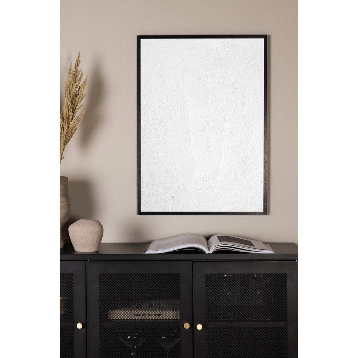 White Reveted Poster Vit, 50 x 70 cm