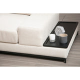 Ghent med sidobord (320 x 102 x 84 cm) Beige 4-sits soffa