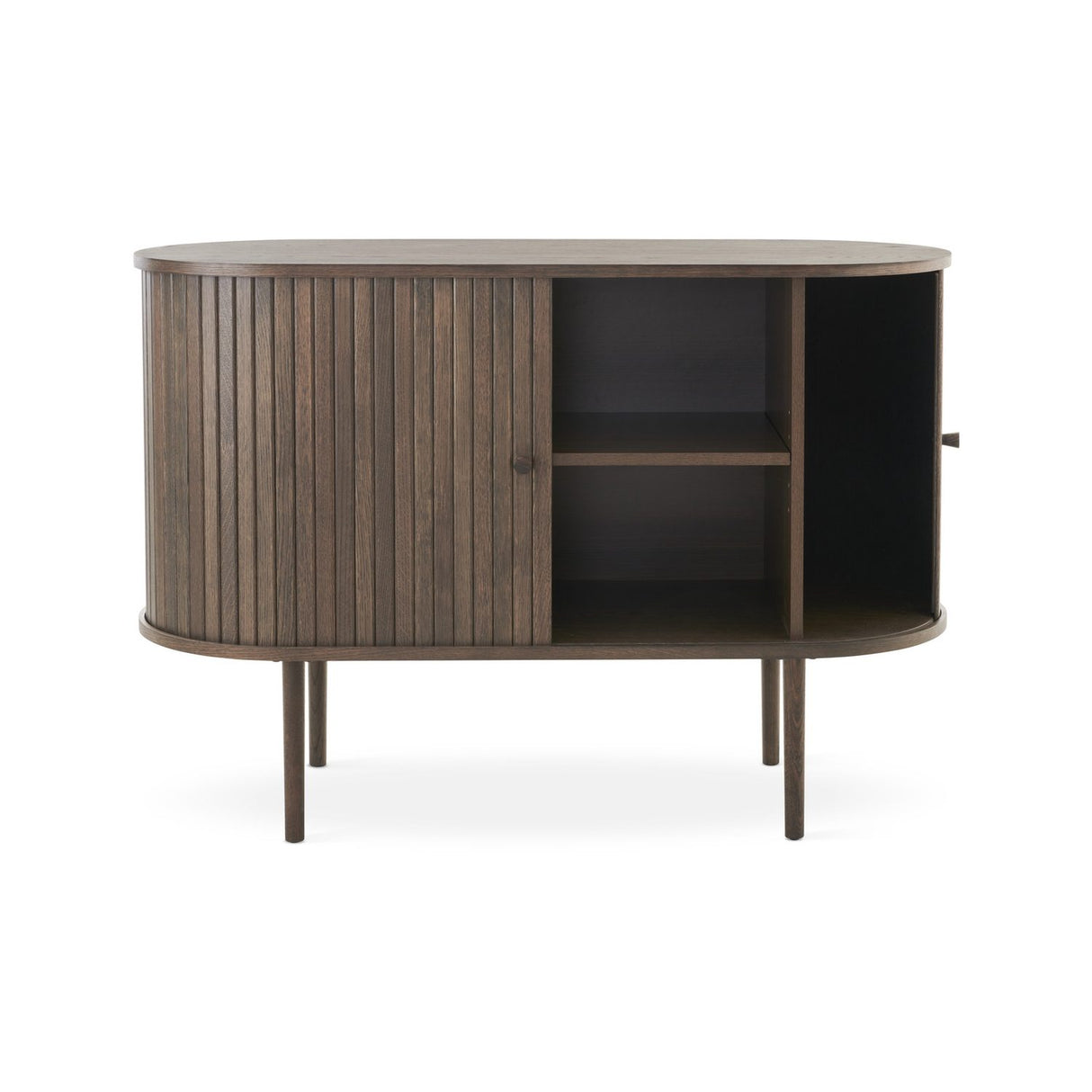 Slide Sideboard Brunlackad Ek, 110 cm