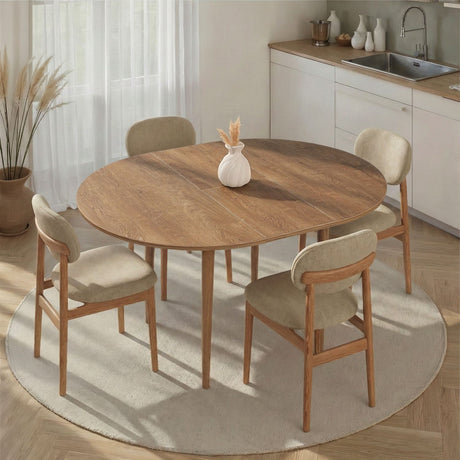 Ancona Utdragbart matbord Caucasian Oak