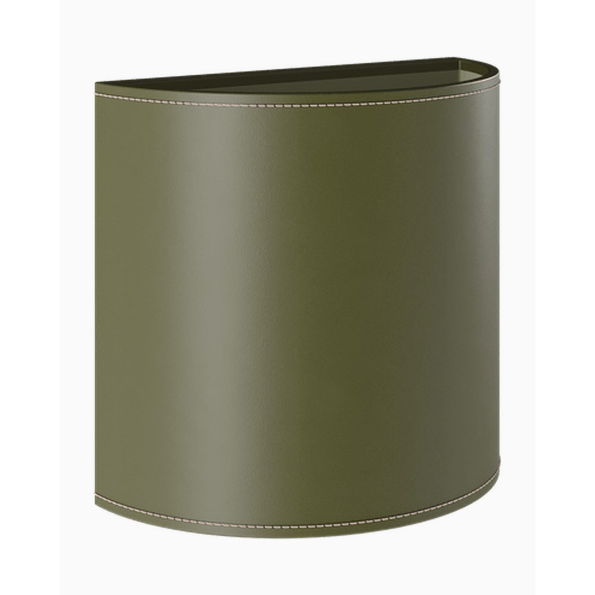 Leather 20 cm Vägglampa Grass Green