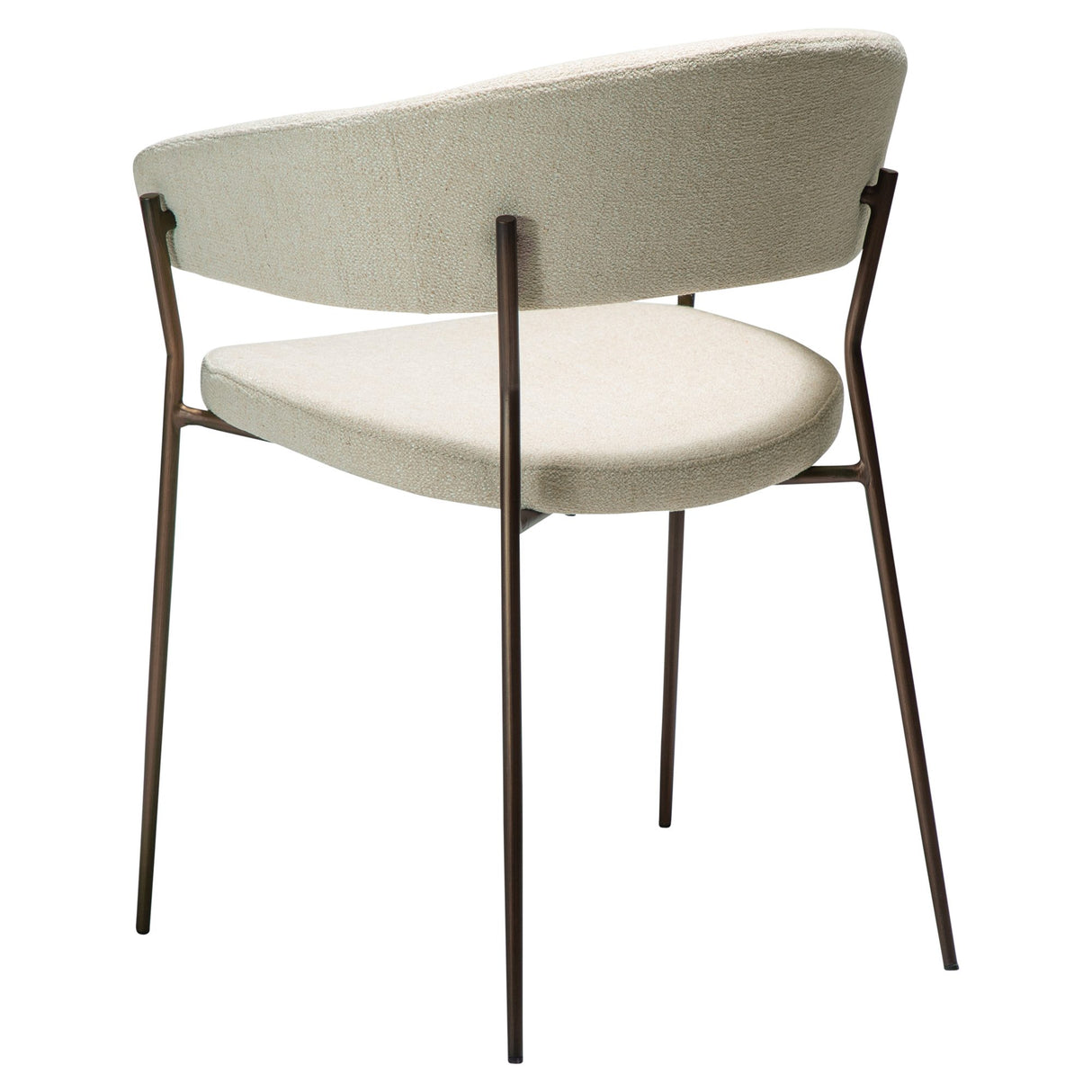 Reboot Stol Simply Beige, Antique Brass