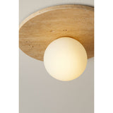Tor-Tun (H 30 cm) Beige vit Ljuskrona