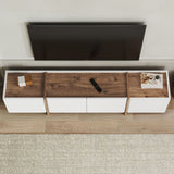 Victoria TV-bänk Vit Atlantic Pine