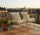 Blixt 2-sits soffa Light Grey/Verde