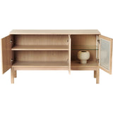 Olivia med Glasdörr & Belysning Sideboard