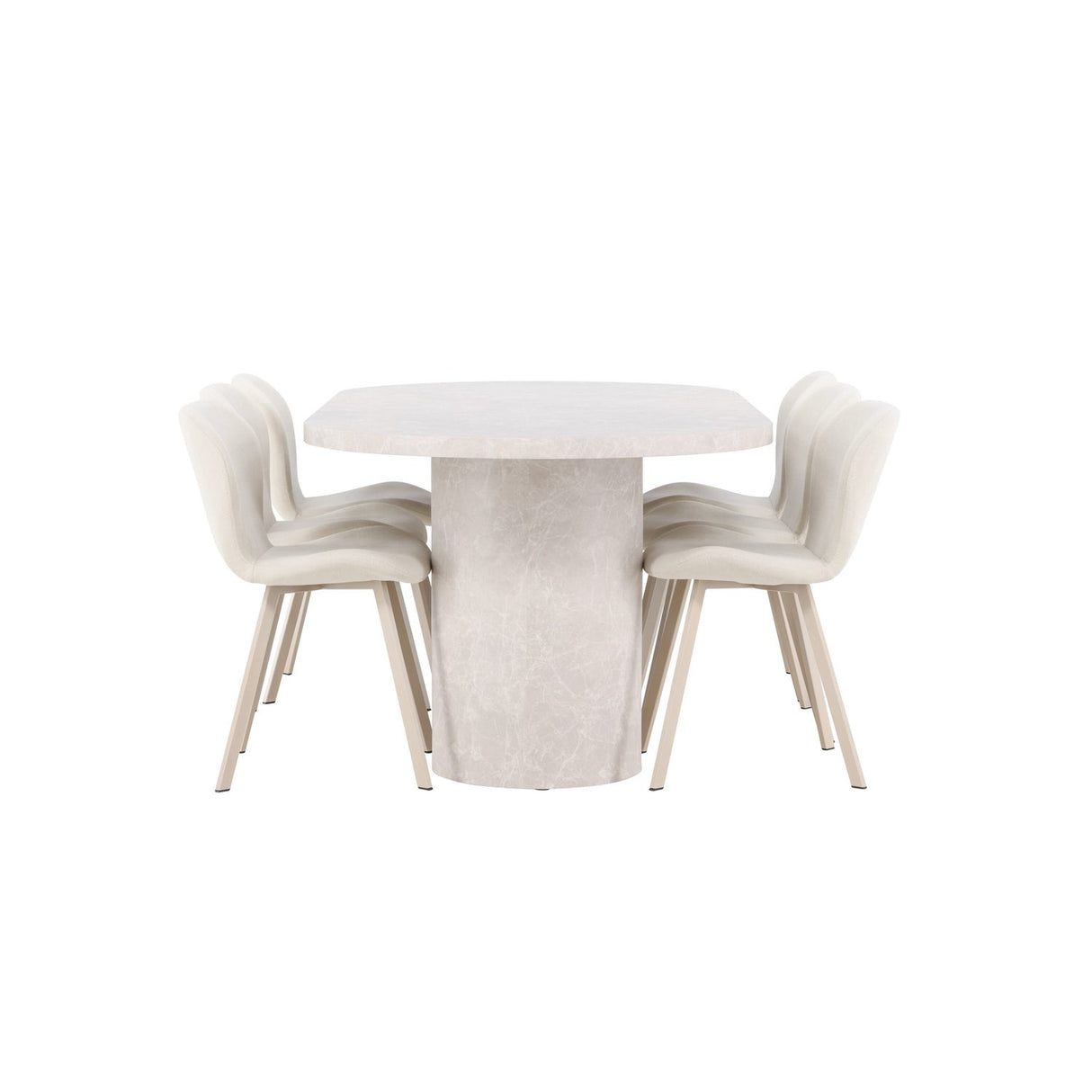 Narvik, Lilja Oval matgrupp Beige, Beige, 200 x 100