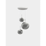Whirl Trio Round Pendelsystem LED Silver