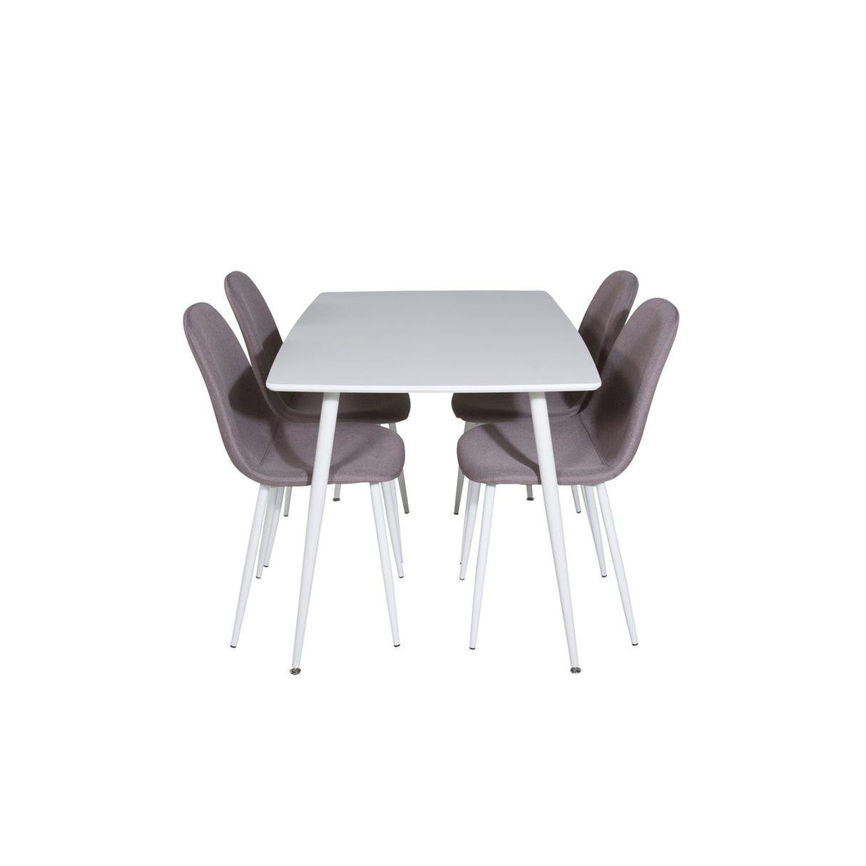 Polar, Polar Rektangulär matgrupp Grå,Vit, Vit, 120 x 75