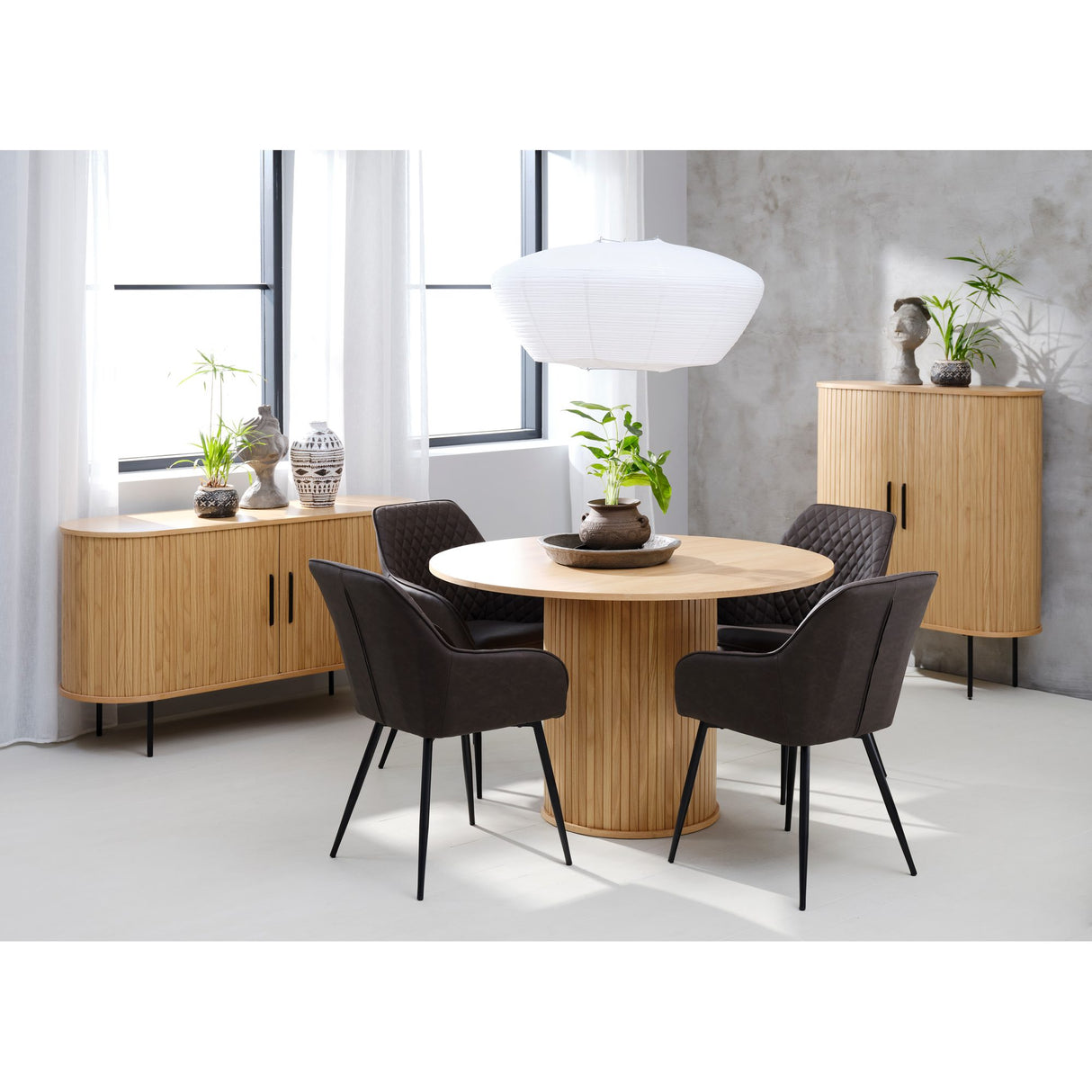 Accento Ø120 cm Matbord Naturlig