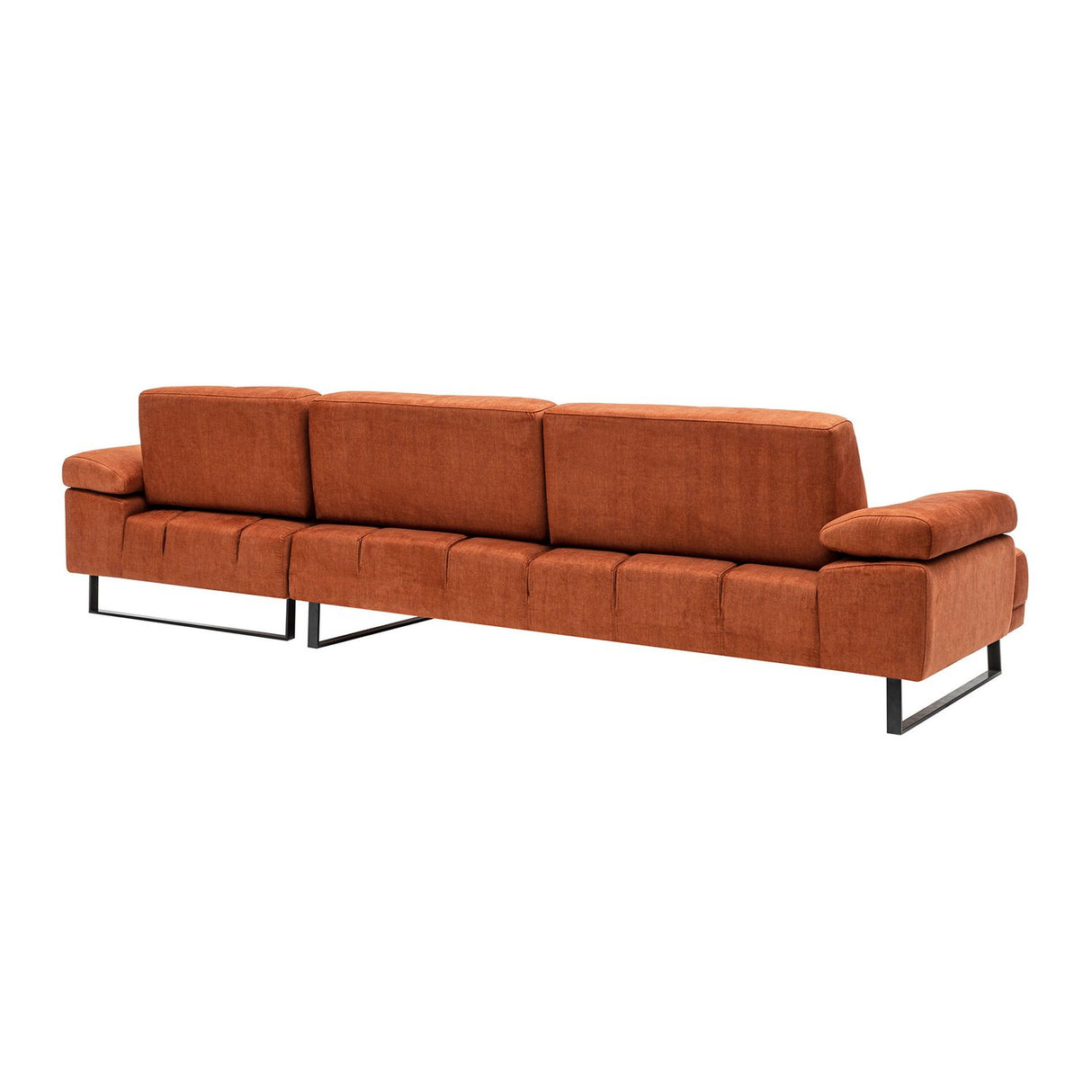 Windhoek Small (178 x 100 x 155 cm) Orange Hörnsoffa Höger