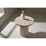 Härön Soffbord Beige, ⌀50