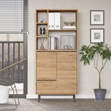 Paramaribo Cabinet (74,8 x 161,6 x 35,5 cm) Valnöt Förvaringsskåp