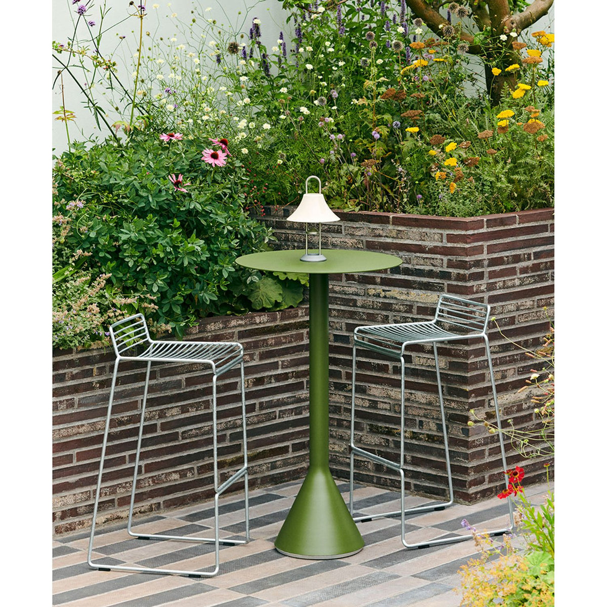 Hee 65 cm Barpall Rust – pulverlackerat stål
