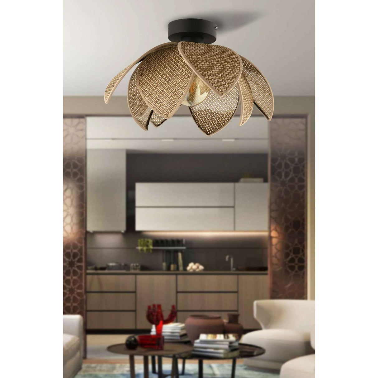 Hera (H 26 cm) Beige Svart Krona