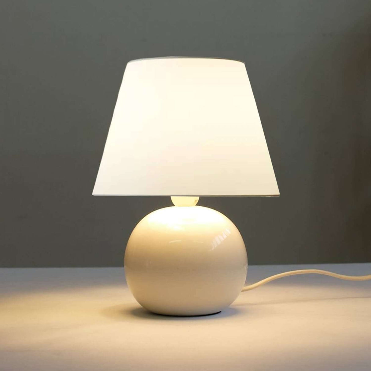 Coimbra (22 x 30 cm) Creme Bordslampa