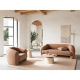 Nimbus soffbord Keramik Beige 70 cm Runt