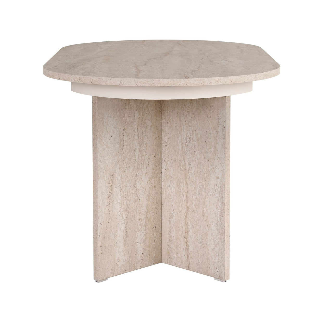 Amadeus Utdragbart matbord Travertine