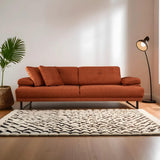 Quito (239 x 99 x 83 cm) 3-sits bäddsoffa Orange