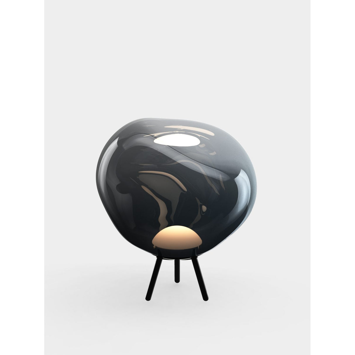 Melt Portabel lampa Nickel