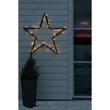 LED Frostad topp svart kabel Ljusslinga Ute 80 Lampor (12.64m), Varmvit