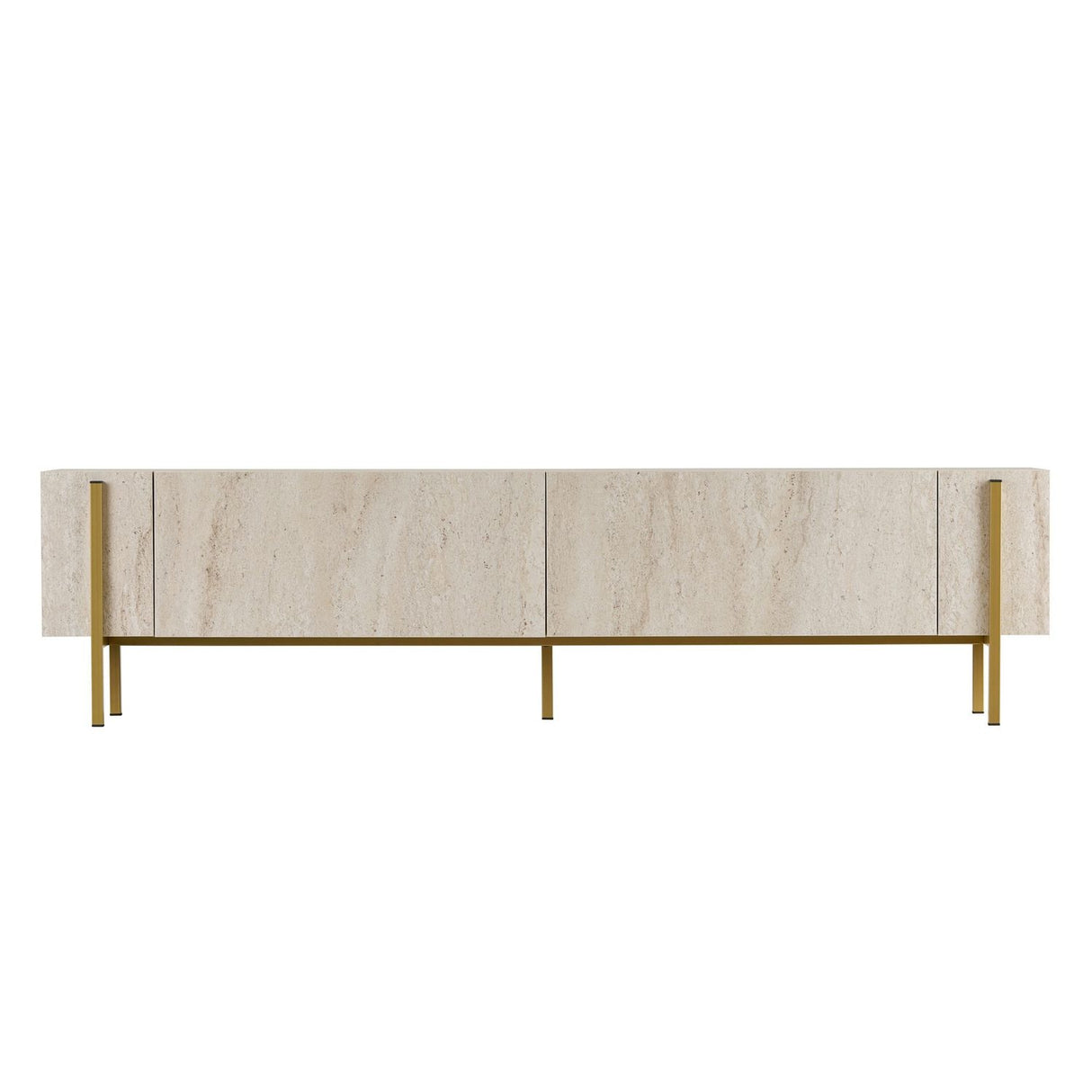 Carlito TV-bänk Travertine Gold