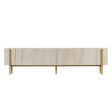 Carlito TV-bänk Travertine Gold