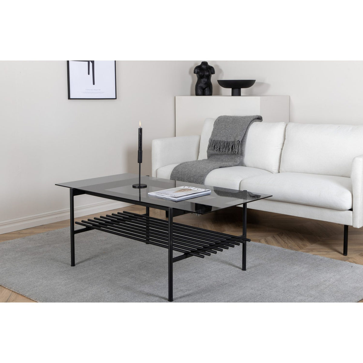 Von Staf Soffbord Black, 120 x 60