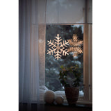 Snöflinga Akryl 30 cm 36 varmvita LED Ljusdekoration Inne