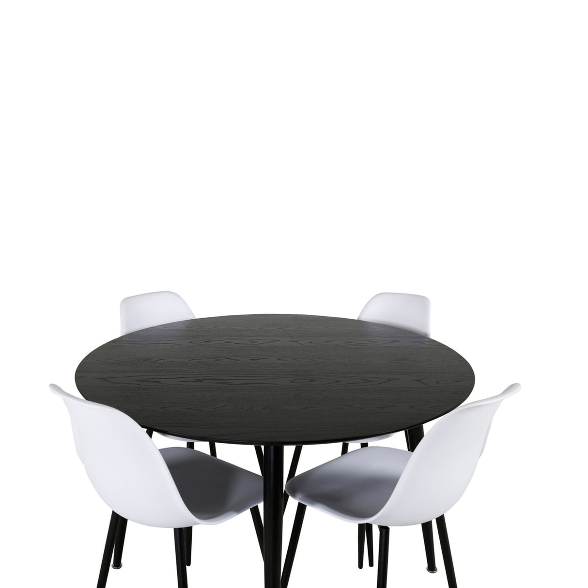 Dipp, Polar Rund matgrupp Svart, vit, Svart, ⌀115