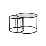 Senata Satsbord Svart transparent