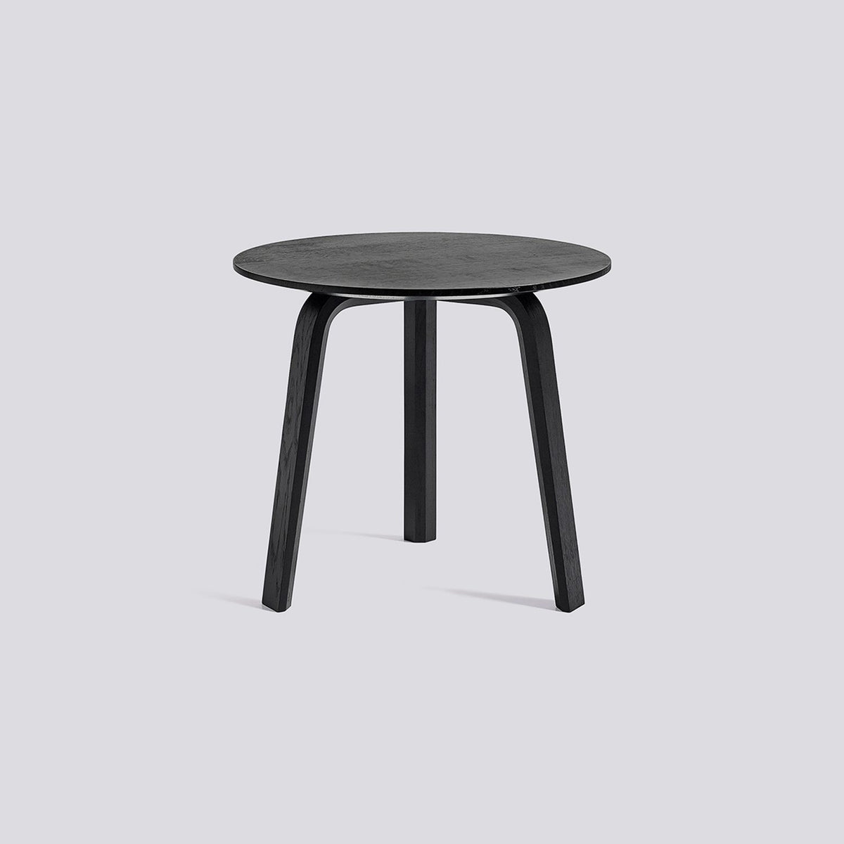Bella Ø45 × H39 cm Soffbord Black – ek med vattenbaserad lack