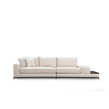 Ghent med sidobord (320 x 102 x 84 cm) Beige 4-sits soffa