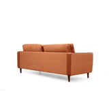 Rom (215 x 90 x 70 cm) 3-sitssoffa Orange
