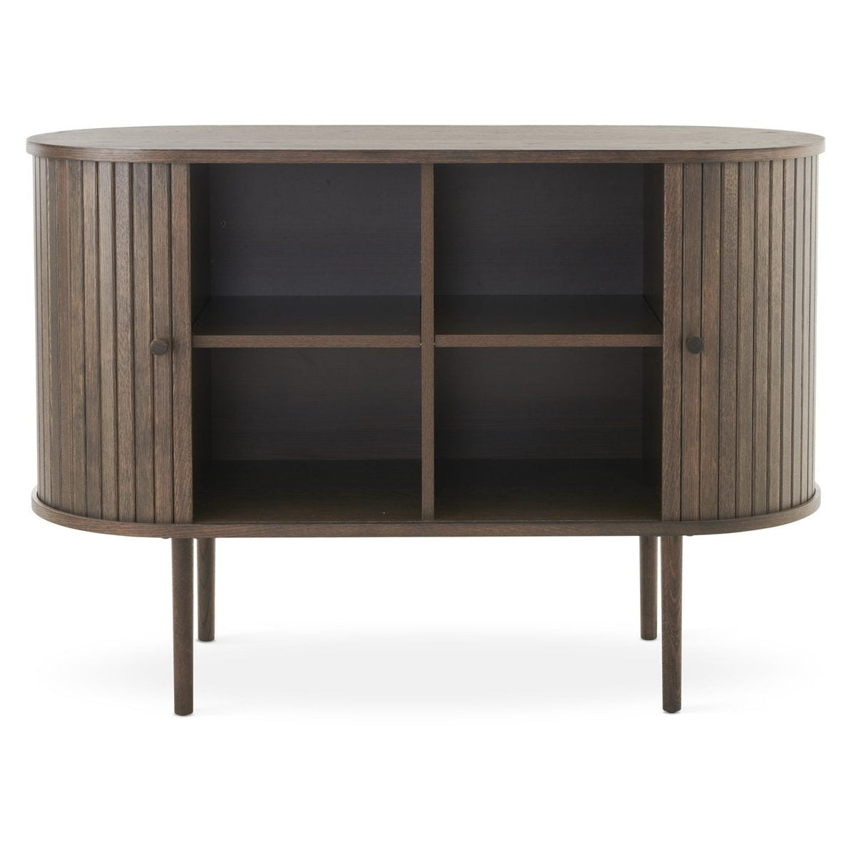 Slide Sideboard Brunlackad Ek, 110 cm