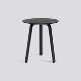Bella Ø45 × H49 cm Soffbord Black – ek med vattenbaserad lack