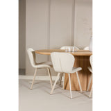 Stjärnö, Lilja Oval matgrupp Beige, Natur, 200 x 90