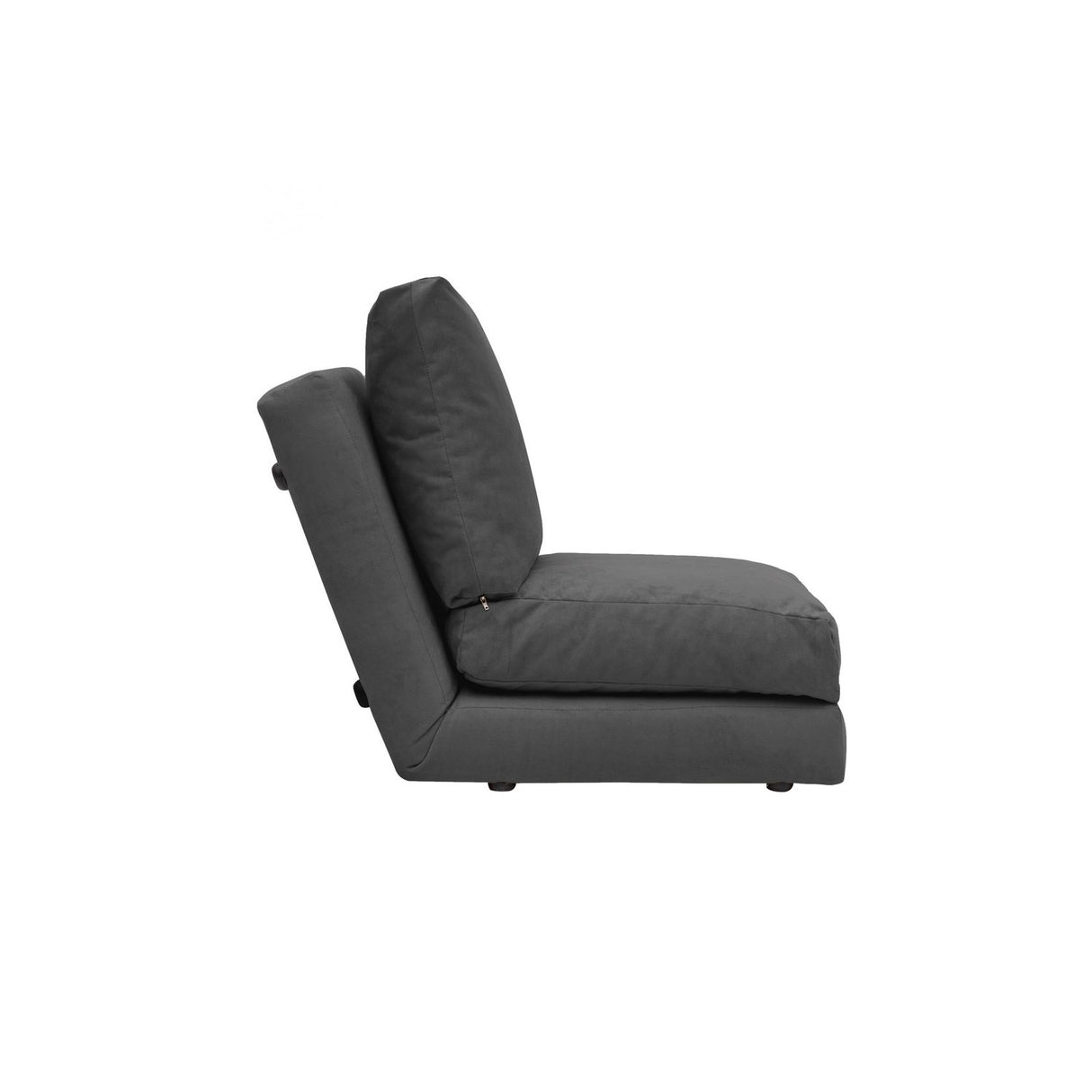Taida (29 x 125 x 63 cm) Grå 1-sits bäddsoffa