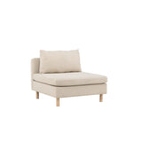 Noll Soffmodul Beige, Fåtölj