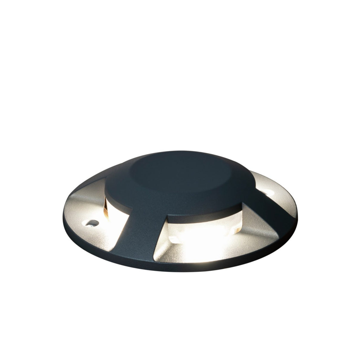 Mark/Deck LED Mörkgrå Spotlight Ute 12W, 4-vägs