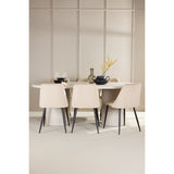 Narvik, Night Oval matgrupp Beige, Svart, Beige, 200 x 100