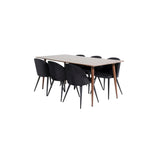 Rektangulär matgrupp
