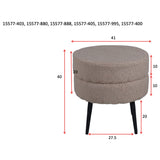 Pot Puff Svart, Polyester teddy