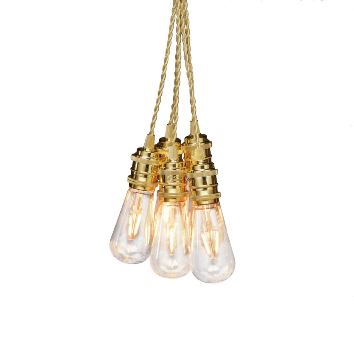 E27 8 Amber LED Guldkabel Dimmer Ljusslinga Inomhus