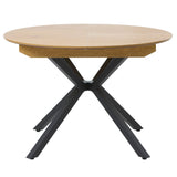 Classico Matbord Ø120-160 cm, Naturlig ek